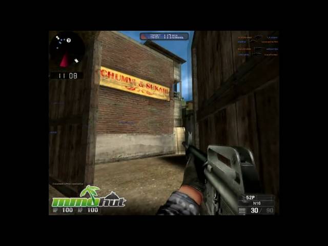 Playing image of FPS game (Sudden Attack)