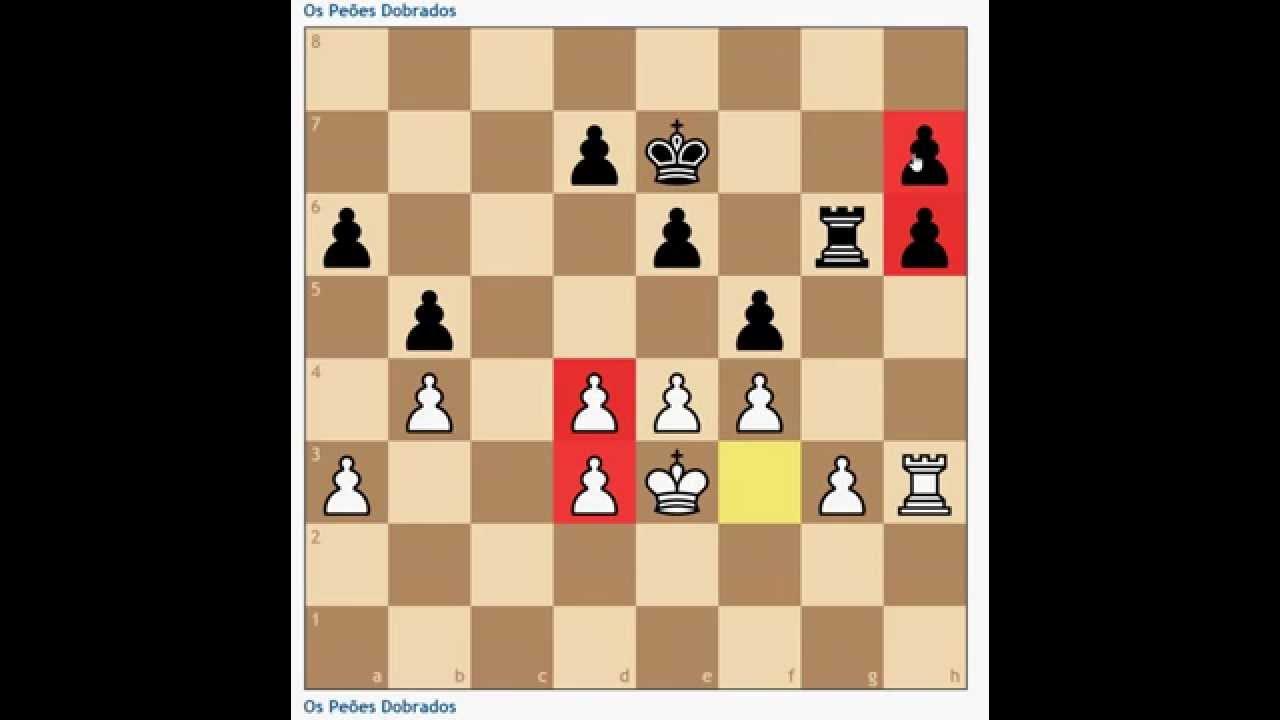 Peões Dobrados - Termos de Xadrez 