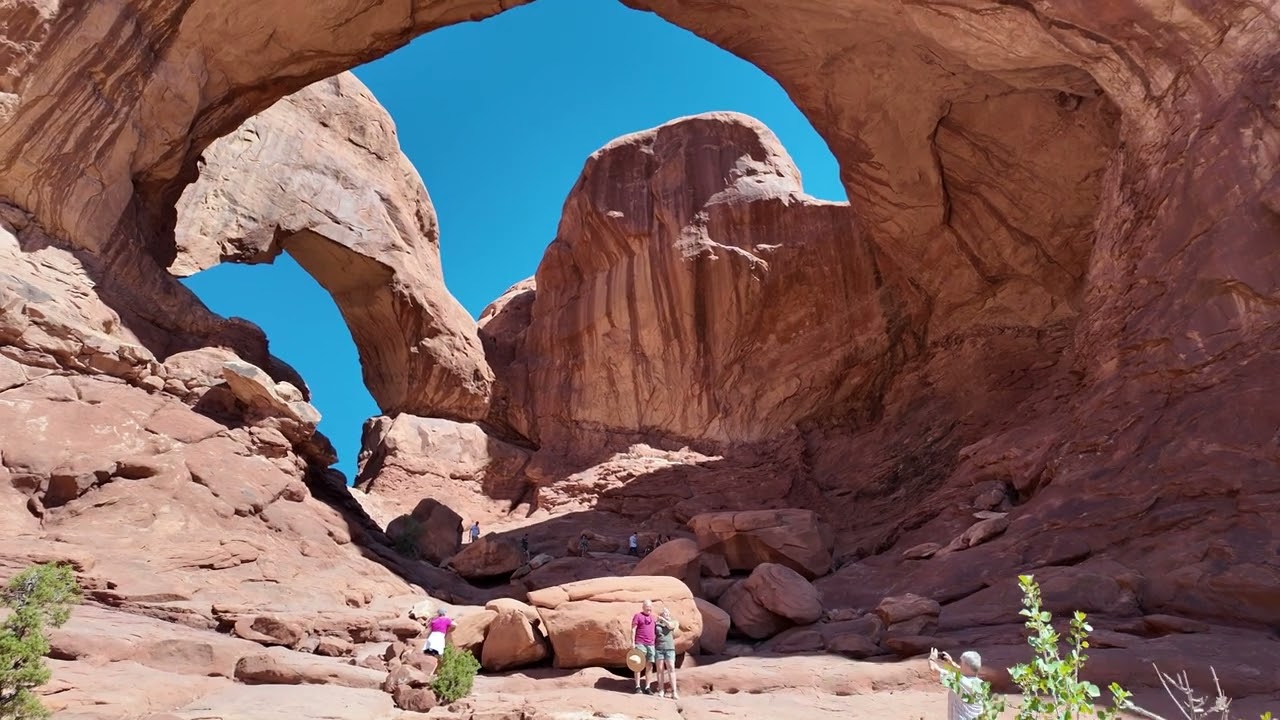 Under Double Arch - Arches NP May 2024