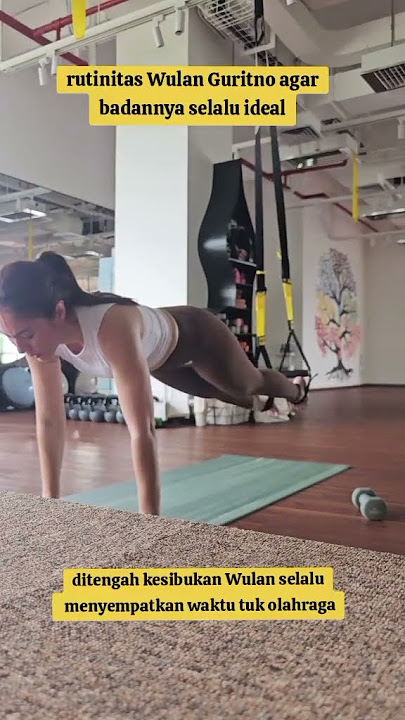 Wulan Guritno rajin olahraga agar badannya selalu ideal #shortsfeed #wulanguritno