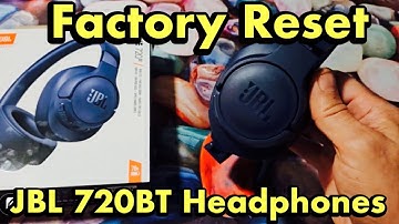 JBL TUNE 720BT Headphones: How to Factory Reset (Problems connecting or one side not working?
