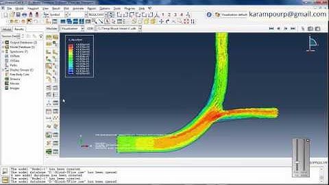Abaqus CFD-Blood vessel