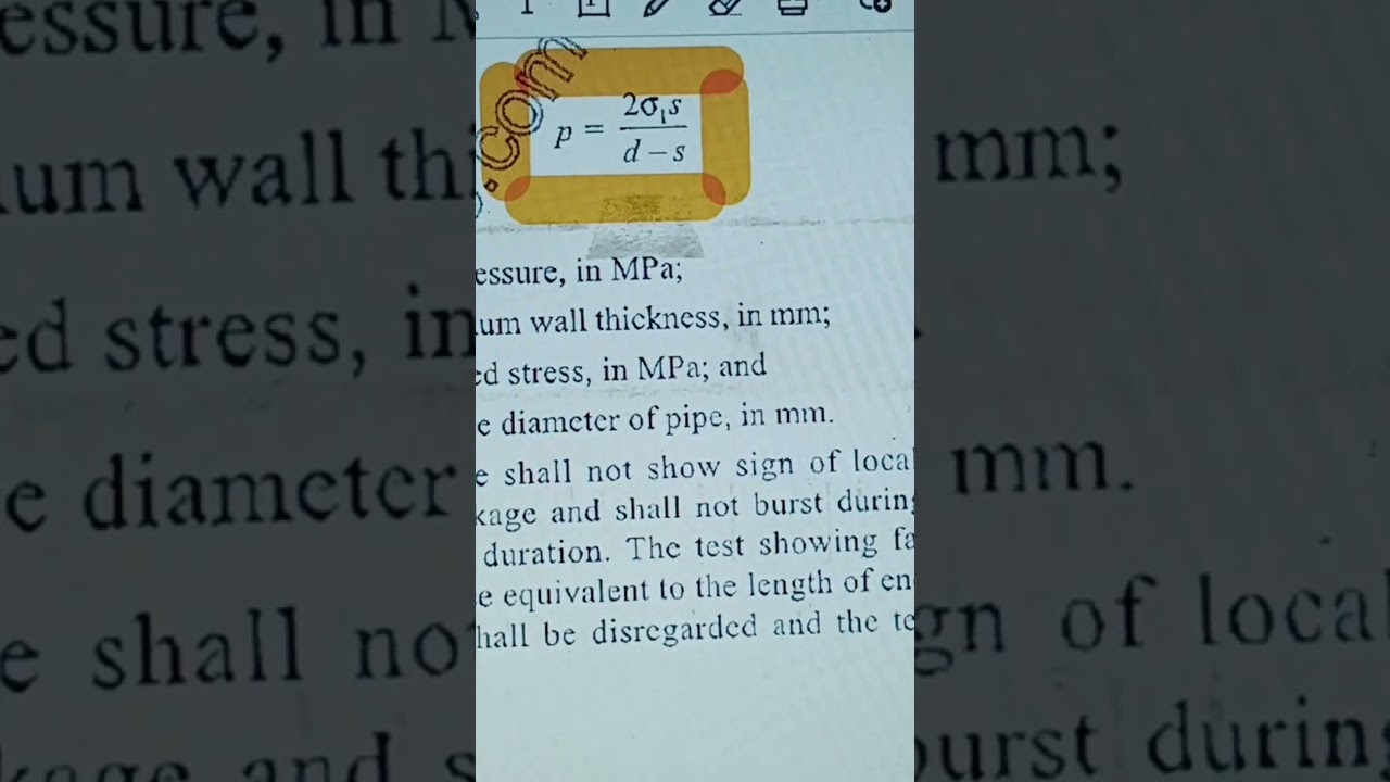HYDROSTATIC RESISTANCE TEST, IS4984:2016