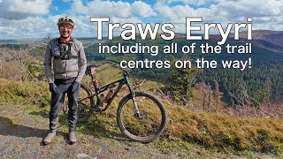 Traws Eryri - Full route with all the trail centres on the way!