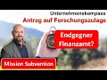 Forschungszulage - Endgegner Finanzamt? - Mission Subvention