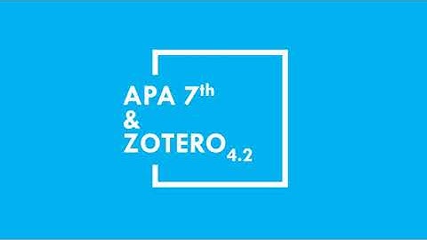 APA7th & Zotero: In-Text Citation Styles of Two Authors #4.2