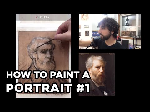 How to Paint a Portrait #1 - Drawing