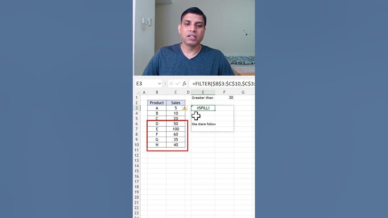 Fix Spill errors in Excel YouTube