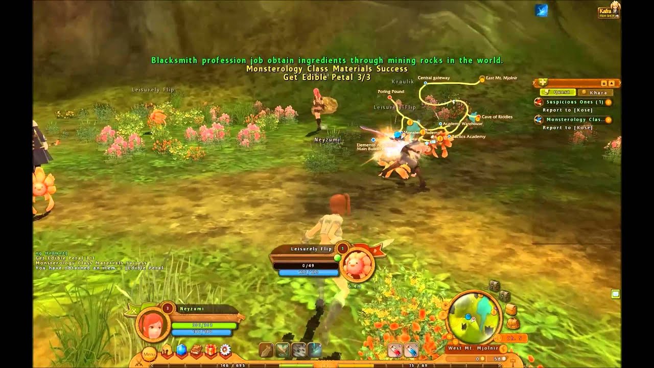 Un peu de GamePlay sur Ragnarok Online 2 - YouTube