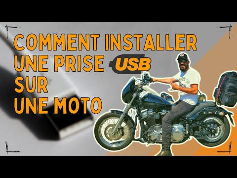 Comment installer une prise USB sur une moto 