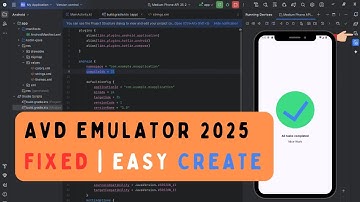 How to Fix & Create AVD Emulator in Android Studio 2025 | Step-by-Step Guide
