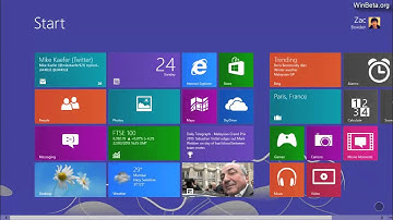 First Look  Windows Blue Build 9364 - Tile Sizes, Apps, Settings