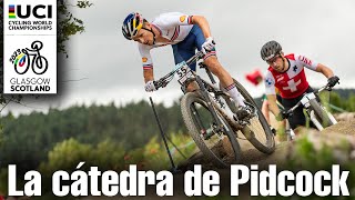 Tom Pidcock da un cátedra de XCO en el mundial Glasgow 2023, pero...