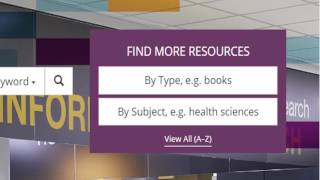 Where and How to Access Library Resources (2017)