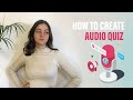 How to create audio quiz in wordpress