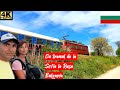 Train BDZ Sofia - Ruse( Русе) 🇧🇬  Bulgaria /am călătorit cu metroul și trenul  400 km【4K】