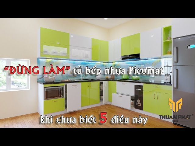 Tủ bếp nhựa Picomat và những điều cần biết - YouTube