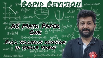 AS PURE MATH 1 IN 4 HOURS!