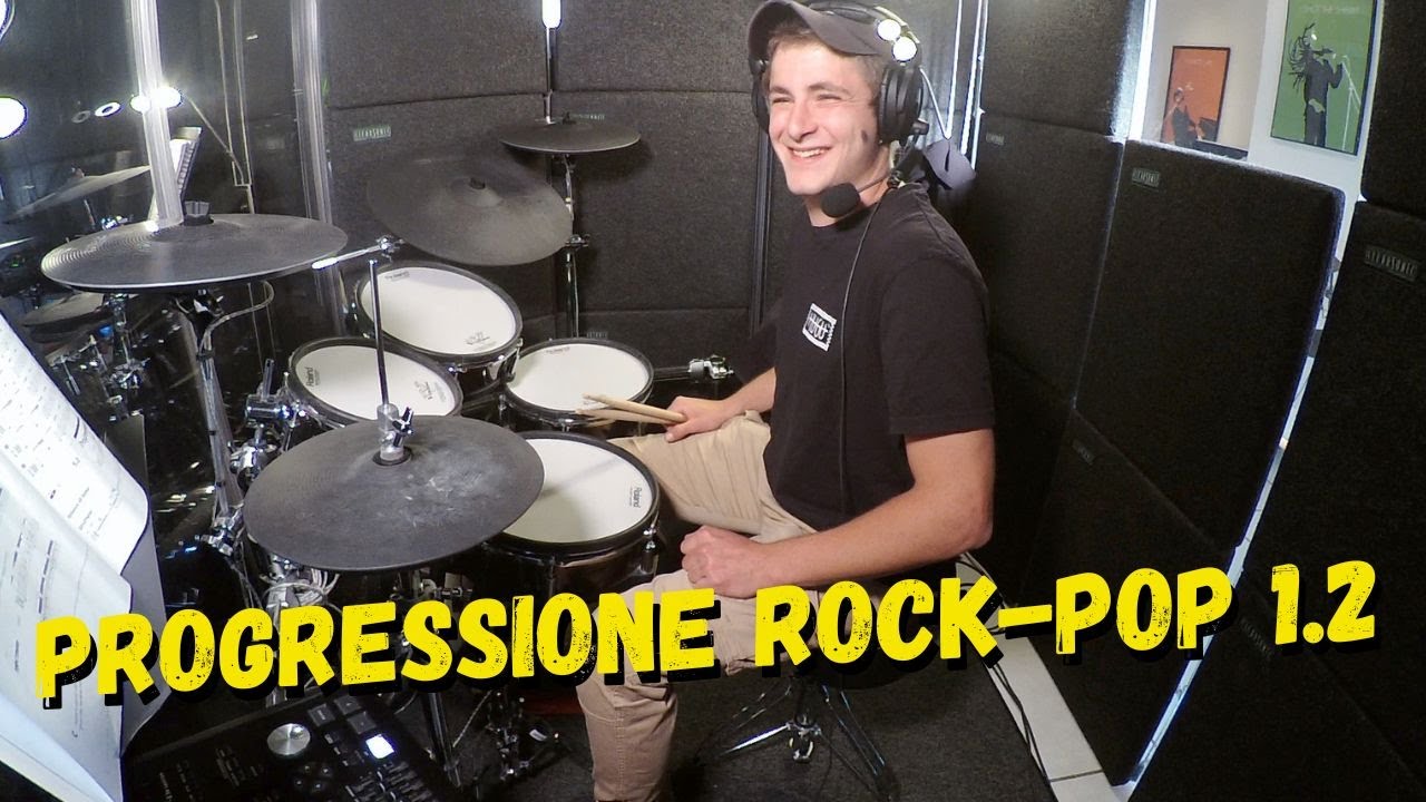 Timoty Argenta | Progressione Rock-Pop 1.2 | Real Time Drums 2 (Arjen Oosterhout)
