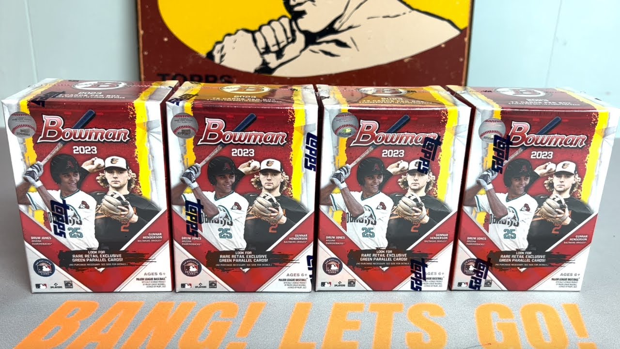 2023 Bowman Blaster Box Rip - Purple Auto /250 + Two Green /399!!!