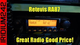 Sturdy Affordable Mobile GMRS Radio  Retevis RA87 GMRS Mobile   40W