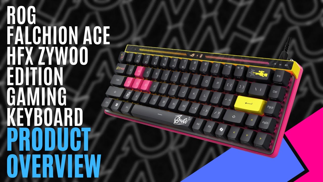 ROG Falchion Ace HFX ZywOo Edition Gaming Keyboard // Product