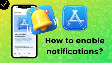 How to enable notifications in Apple Developer?