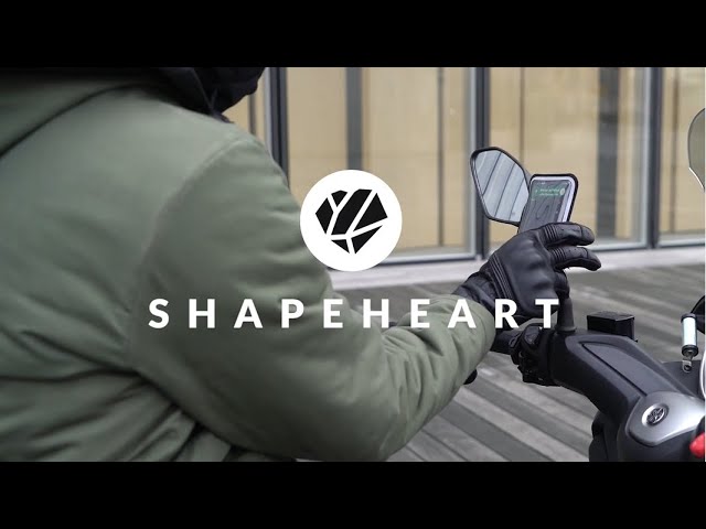 Shapeheart Motorrad Magnet Handyhalterung Set Moto Mount V2
