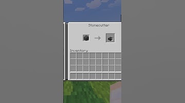 How to Make Deepslate Tile Slabs With a Stone Cutter in Minecraft #Shorts