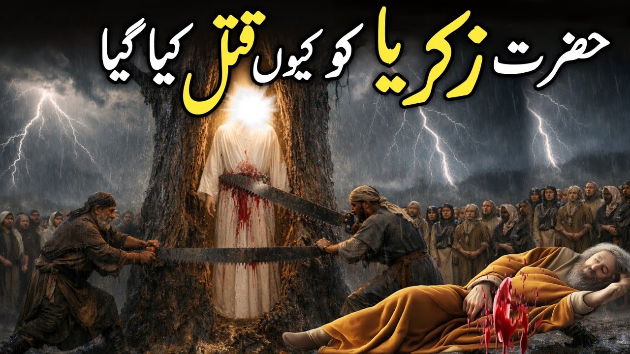 Prophet Zakariya Full Story | Hazrat ZakariyaAS Ki Shahadat | The Man Who Never Gave Up on Allah
