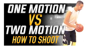 One Motion Shot Vs Two Motion Shot: How to Shoot a Basketball