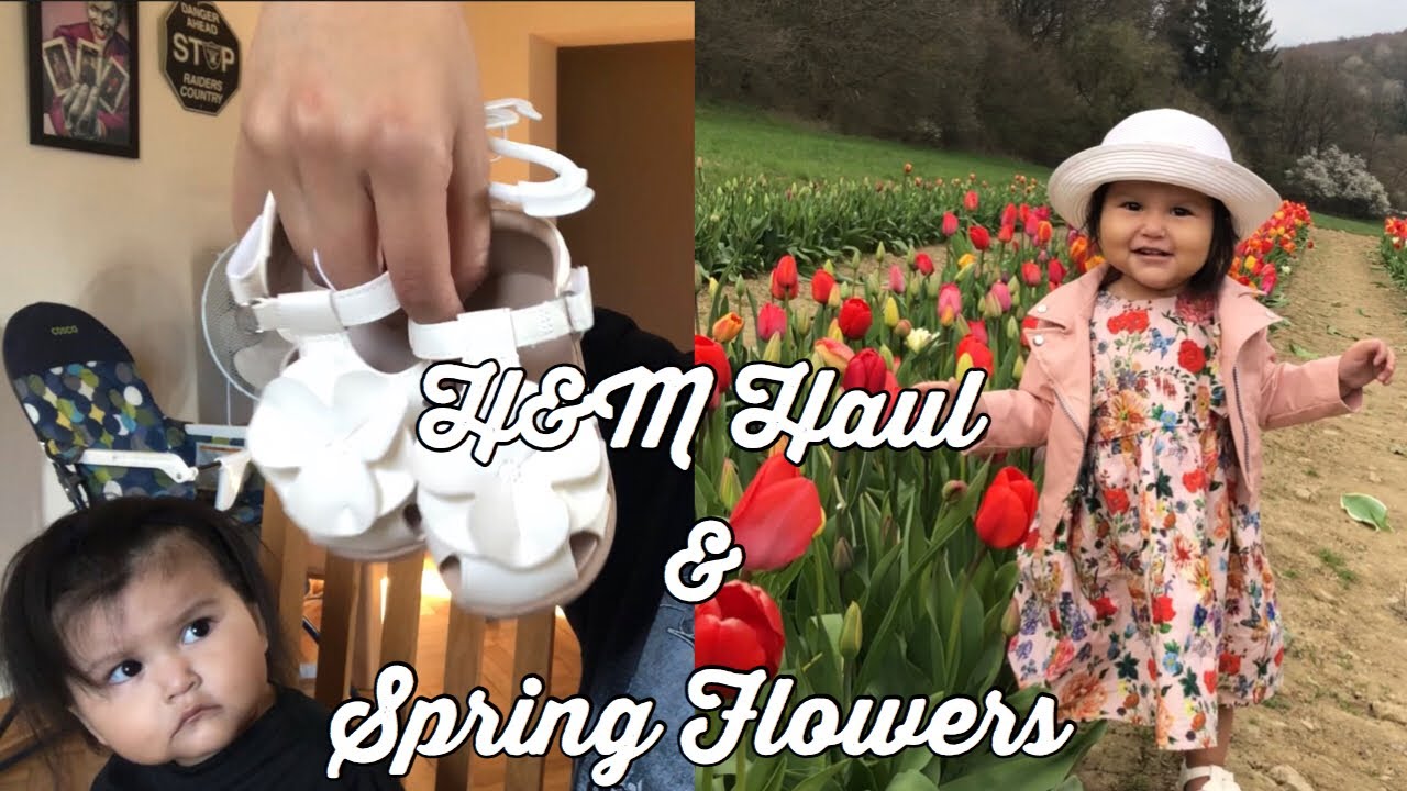 H&M Haul & Spring Flowers Meeting The Easter Bunny Tulip Field