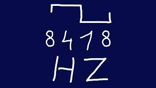 8418 hz square