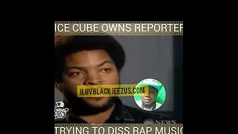 Ice cube owns reporter trying to diss rap music