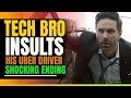 Entitled Tech Bro, Insults Black Uber Driver. Then This Happens