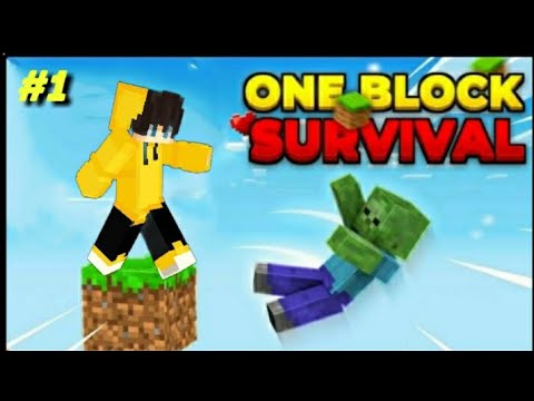 First Day Minecraft One Block ️ | Part-1 | #1 | 😍 - YouTube