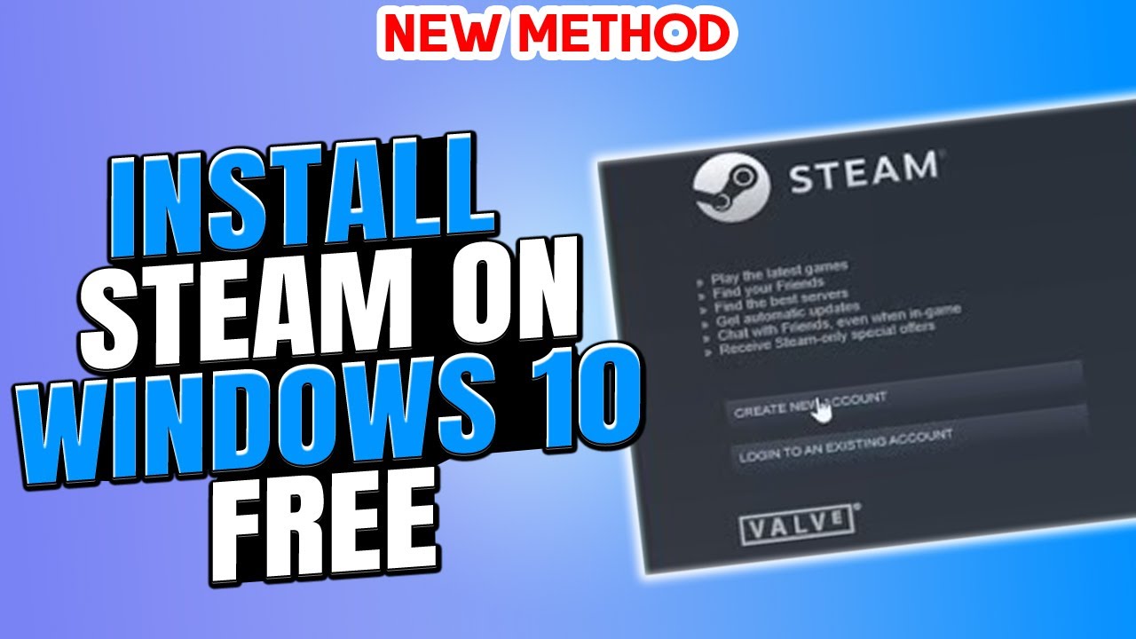 How To Install Steam On Windows PC/Laptop | Full Guide - YouTube