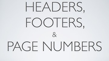 iPad 3 Pages Tutorial: Headers, Footers, & Pages Numbers P7 iPad 2 1