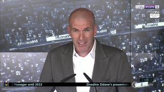 Zinedine Zidane Press Conference