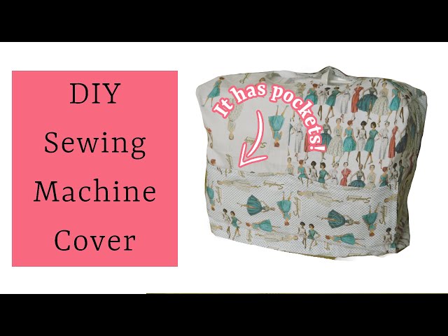 How to Sew a Custom Dust Cover for Your Sewing Machine | Patchwork Sewing Machine Cover #sewwithme