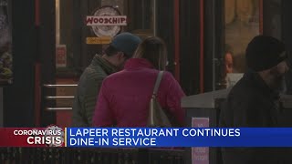 Lapeer restaurant chooses to stay open despite orders