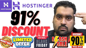 Hostinger Coupon Code - 91% OFF Discount | Hostinger Black Friday Sale 2025