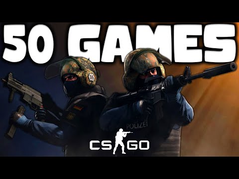 I Played 50 Games of CSGO (for the 1st time 😅)