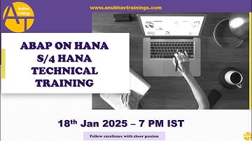 SAP S/4HANA Training: CDS Entities, Embedded Analytics, AMDP, CDS Views, OData, Fiori Apps, BAS Tool