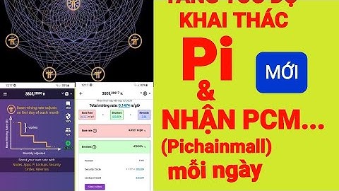 HOT- PI NETWORK: CÁC CÁCH TĂNG TỐC ĐỘ KHAI THÁC PI, KIẾM THÊM PCM ( Pichainmall), PI PET...