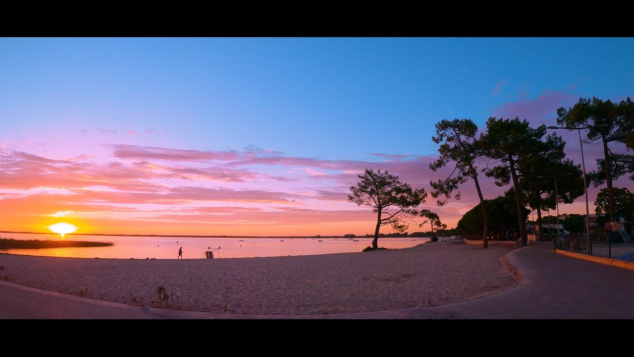 GIRONDE, Maubuisson,Lac Hourtin,4K.