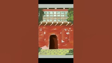 ibis paint x | Timelapse landscape drawing spirited away 🐉 studio ghibli scene