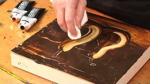 Subtractive Painting using Golden OPEN Acrylics with Patti Brady - Calgary Art Supplies
