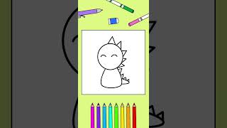 Draw a Cute Dinosaur | Bearific Studios