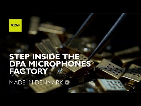 Take a step inside the DPA Microphones factory